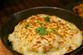 Decadent Mashed Potatoes With Sour Cream And Two Kinds Of Cheese Recipe Potatoe Casserole Recipes Mashed Potatoes Potato Dishes