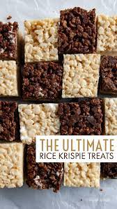 Chocolate Vanilla Layered Rice Krispie Treats Recipe Rice Krispies Rice Krispy Treats Recipe Rice Krispie Treats