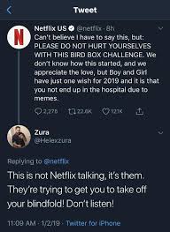 The Bird Box Challenge Of Course That S A Thing Funny Memes Horror Movies Memes Box Challenge