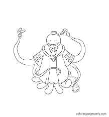 Chibi coloring pages avengers coloring pages cat coloring page bible coloring pages adult coloring pages disney princess coloring pages disney princess colors paw patrol coloring pages koro sensei. Koro Sensei From Assassination Classroom Coloring Pages Assassination Classroom Coloring Pages Coloring Pages For Kids And Adults