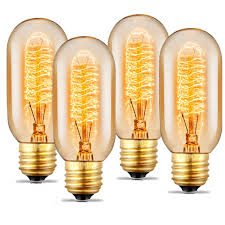 Edison Light Bulb 40 Watt Vintage Light Bulb Dimmable Incandescent Light Bulb 110v 130v E27 E26 Base Amber Warm Steampunkweb