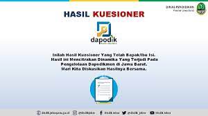 Nama sekolah nama jk nip nik nuptk tempat lahir tanggal lahir tmt induk dapodik linier ukg pendidikan s1 Dinas Pendidikan Provinsi Jawa Barat Pengelolaan Dapodikmen Tahun