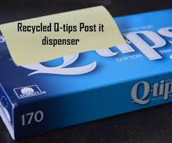 This video is a d.i.y. Recycled Q Tip Box Post It Dispenser 4 Steps Instructables