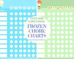 Cute And Functional Frozen Chore Charts Adventures Of A