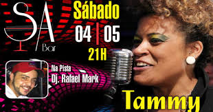 Tammy Santos e Banda com o DJ Rafael Mark se apresentam no Bar S/A Club