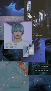 Bts aesthetic taehyung cute jimin tae jungkook bangtan kim taehyung green army aesthetics hoseok jin. V Kim Taehyung Bts Blue Aesthetic Wallpaper Kim Taehyung Wallpaper Bts Wallpaper Blue Aesthetic