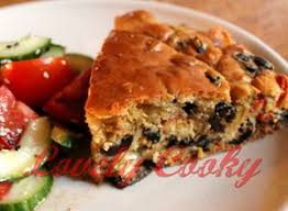 Cake Aux Olives Noires Mozzarella Et Poivrons Lovely Cooky