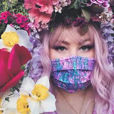 Spiders and Skulls Mask Adjustable Reusable Face Mask With Nose Pinch Wire  and Filter Compartment 100% Cotton Double Layer