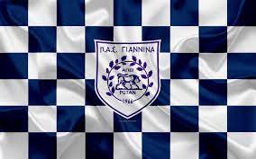 Todos los diseños de logos son fáciles de modificar. Download Wallpapers Pas Giannina Fc 4k Logo Creative Art Blue And White Checkered Flag Greek Football Club Super League Greece Emblem Silk Texture Ioannina Greece Football For Desktop Free Pictures For Desktop