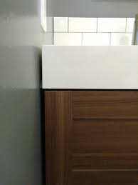 Best Way To Seal This Gap Between Bathroom Vanity And Wall R Homeimprovement