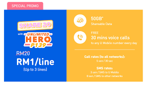 This mobile phone number will supersede all existing mobile number(s) currently on our records. U Mobile Unlimited Hero P139 Now Offers Rm1 Supplementary Line Pokde Net