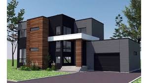 Zone C Modele H Maison Contemporaine Style Cubique Contemporary House Plans Architecture House House Design