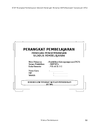 Silabus pkn smp/mts kelas 8 smtr 1 k13 revisi 2018, unduh. Doc 3 Silabus Smp Pkn Willy Uwil Academia Edu