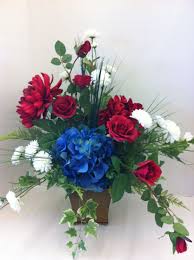 Memorial Custom Floral By Andrea For Michaels Laverne Ca Blue Flower Arrangements Funeral Floral Arrangements Memorial Flowers
