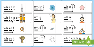 wh sound words with pictures read and reveal activity