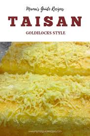 Taisan Cake Recipe Is A Kind Of Chiffon Cake That Melts In Your Mouth With Melted Butter On Top With Sugar Grated Cheese Mamon Recipe Chiffon Cake Recipes