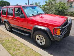 Image result for Flame Red 1996 Jeep