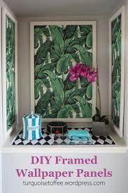 Diy Framed Wallpaper Panels Framed Wallpaper Panels Framed Wallpaper Diy Wallpaper