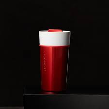 A Shiny Red Tumbler With An Insulating Stainless Steel Exterior And A Ceramic Inner Lining Starbucks Drinkware Coffee Queen Best Coffee