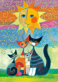 Japanese Art Cats Panosundaki Pin