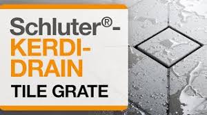 This item schluter kerdi drain tileable grate abs version. How To Install The Schluter Kerdi Drain Tile Grate Youtube