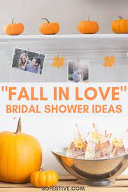 If you are planning a winter bridal shower and are looking for adorable ideas, here we are! Fallen In Love Fall Themed Bridal Shower Ideas So Festive