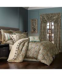 Shop for peach comforter set at bed bath & beyond. J Queen New York Victoria Turquoise Turquoise Queen 4pc Comforter Set Reviews Comforters Fashion Bed Bath Macy S