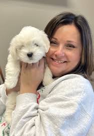 Business meetings are way more productive with puppies! Thank you Inga…