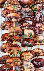 Balsamic Grilled Mushrooms Will Be Your New Favorite Summer Side Recipe Grilled Mushroom Recipe Bbq Recipes Veggie Dishes