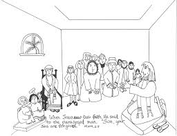 You can print or color them online at getdrawings.com for absolutely free. Jesus Heals The Paralyzed Man Aunties Bible Lessons