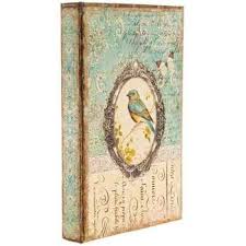 Vintage Bird Print Lined Book Box Hobby Lobby 1116482 Vintage Paper Background Vintage Birds Vintage Paper