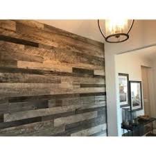 Lifeproof soaring eagle wood 8 7 in w x 47 6 l luxury vinyl. Vintage Timber 3 8 In X 4 Ft Random Width 3 In 5 In Grey Reclaimed Planks Decorative Wall Panel 10 59 Sq Ft Pack 2102 The Home Depot Wood Panel Walls Wood Plank Walls Decorative Wall Panels
