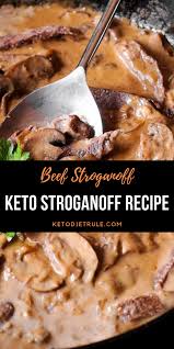 Beef Stroganoff Recipe With Sour Cream Gluten Free Keto Diet Rule Recipe Stroganoff Recipe Beef Stroganoff Low Carb Beef Stroganoff Recipe