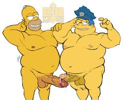 Rule Belly Chief Wiggum Clancy Wiggum Duo Fat Gay Homer Simpsonsexiezpix  Web Porn