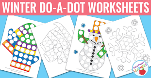 This christmas connect the dots is a quick print and go christmas activity to help preschoolers and kindergartners practice christmas counting in the month christmas connect the dot. Free Winter Do A Dot Printables Easy Peasy Learners