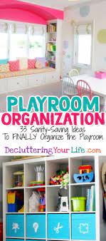 I can always use new diy home organization ideas! Organizing Toys On A Budget Simple Toy Decluttering System To Keep Mom S Sanity Playroom Storage Diy Diy Toy Storage Storage Kids Room