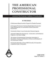 American Professional Constructor Journal June 2010 By