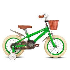 Stitch Velo Pour Enfants De 3 A 5 Ans Avec Roues D Entrainement Et Freins A Main Vert 406 Cm Velo Enfant Frein A Main Velo