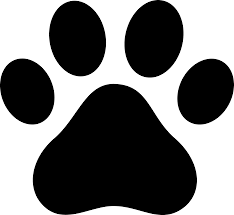 Dog Paw Print Black Png 4 106 3 765 Pixels Puppy Paw Prints Paw Print Clip Art Dog Paw Print