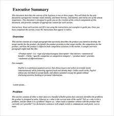 Free Sample Example Format Download Free Premium Templates Executive Summary Template Executive Summary Executive Summary Example