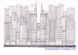 Learn To Draw Highrise Buildings Building Drawing Building Sketch Skyscraper