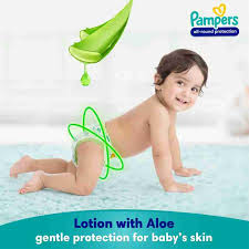 Pampers All Round Protection Diaper Pants, Anti Rash Blanket, Lotion with  Aloe - New Born - Buy 34 Pampers Cotton Pant Diapers for babies weighing < 5  Kg | Flipkart.com
