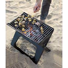Folding Portable Charcoal Grill In Barbecue Crate And Barrel Portable Charcoal Grill Outdoor Heating Charcoal Bbq