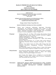 Contoh sk pengangkatan perangkat desa 2020. Sk Persetujuan Perangkat Desa