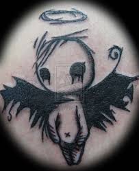 The emo culture which started way back in the 1980s has come a long way in all these years. Emo Angel By N1ckyveysey On Deviantart Emo Tattoos Tattoos Angel Tattoo