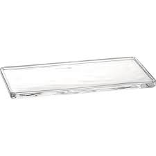Shop bathroom countertop accessories at the container store. Glass Vanity Tray Vanity Tray Glass Vanity Crate And Barrel