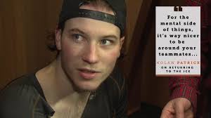 Nolan Patrick still believes he will play this season but time