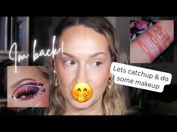 I'm back! Let's catchup, use and look at new makeup!! (Tutorial)