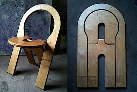 Wood Chair Folds Flat So With Some Adjusting You Can Make It A Lil More Colorful And Stylish Not So Bro Folding Furniture Wood Chair Furniture Design