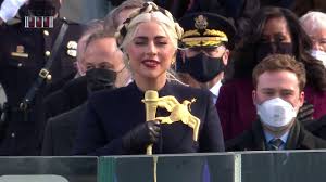 Lady gaga is princess leia wbk outsold the empire 😳 pic.twitter.com/pc27gipohc. Lady Gaga Sings National Anthem At Biden Inauguration Watch